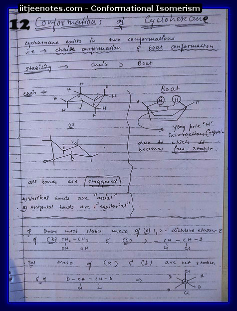 Conformational Isomerism Notes2