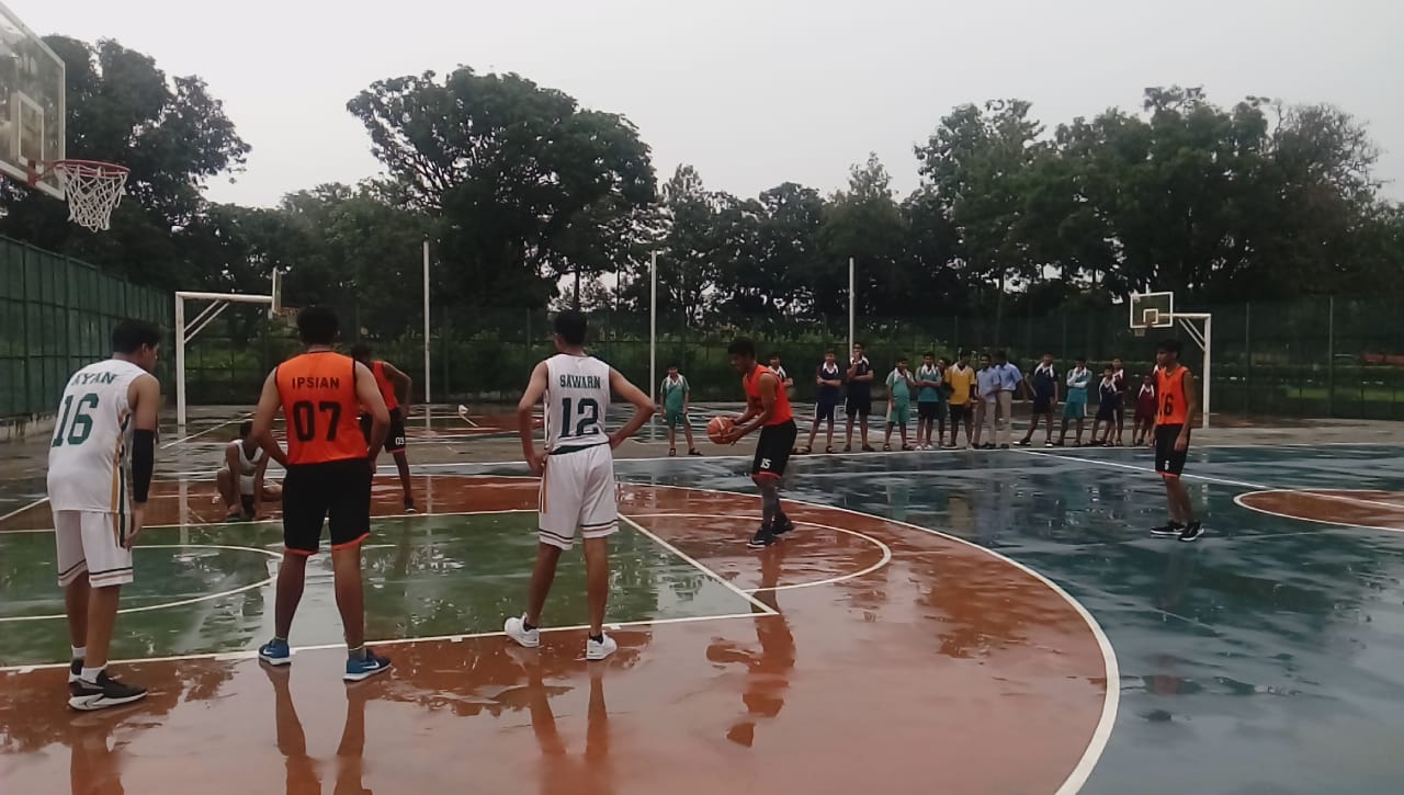 The Indian Public School, Dehradun, Uttrakhand A friendly basketball