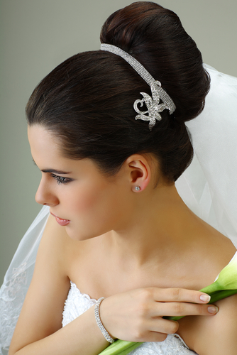 large wedding headpieces