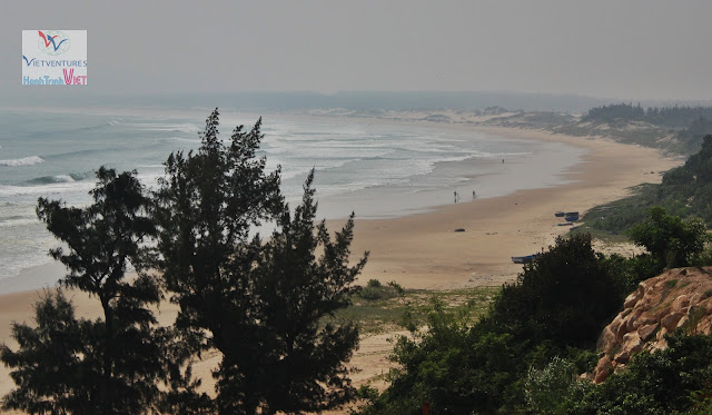 Bãi biển Trung Lương ở Bình Định