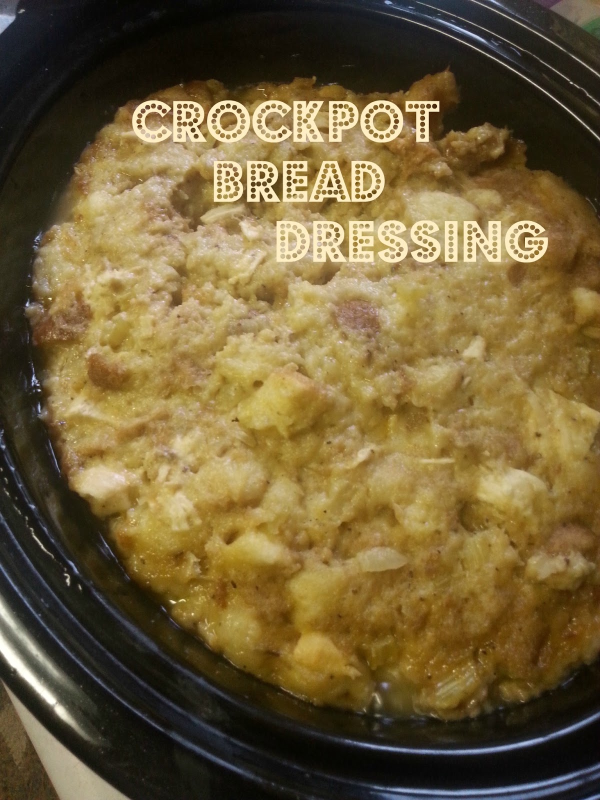 The Better Baker Crockpot (Bread) Dressing (for a crowd!)