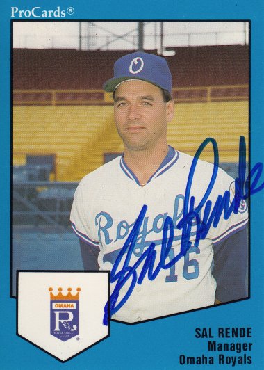 Daily Autograph: Sal Rende