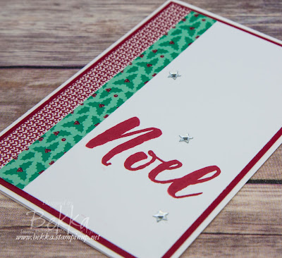 Fast and Fabulous Christmas Cards using Washi Tape from Stampin' Up! UK