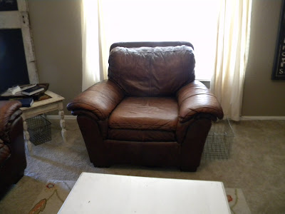 Grand Design: Leather couch and chair