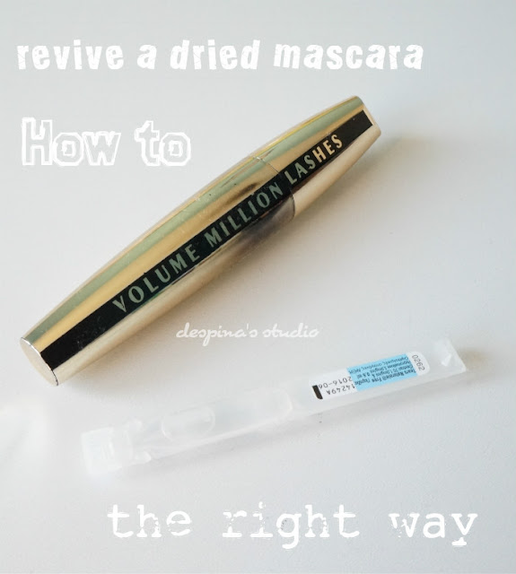 How to revive a dried mascara