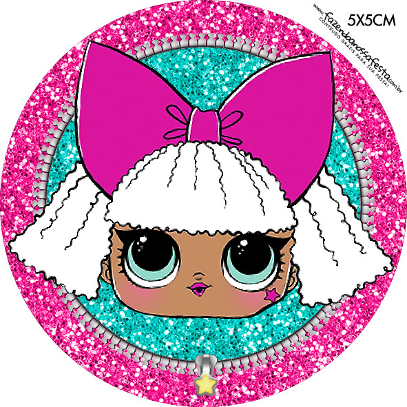 LOL Surprise Toppers para Cupcakes para Imprimir Gratis. Ideas y