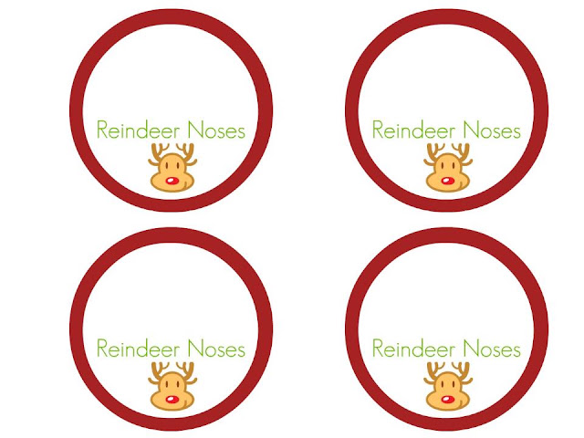 Beautifully Organised: Free Printable - Christmas Reindeer Label