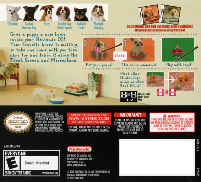 Nintendogs Chihuahua & Friends DS ROM Download