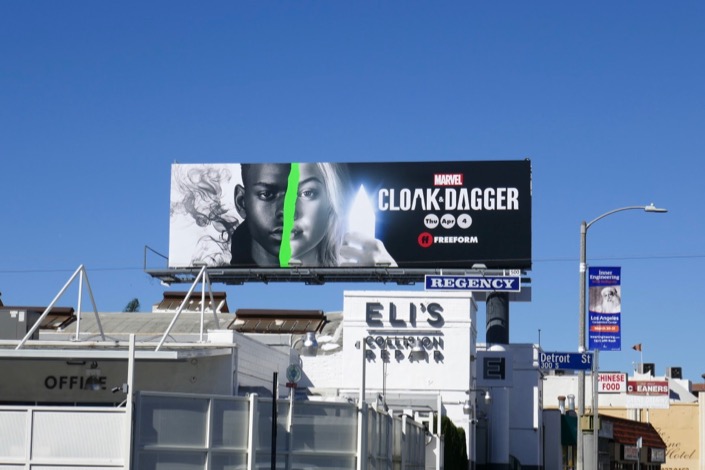 Cloak & Dagger season 2 billboard 3rd Street Cloak Dagger season 2 billboard