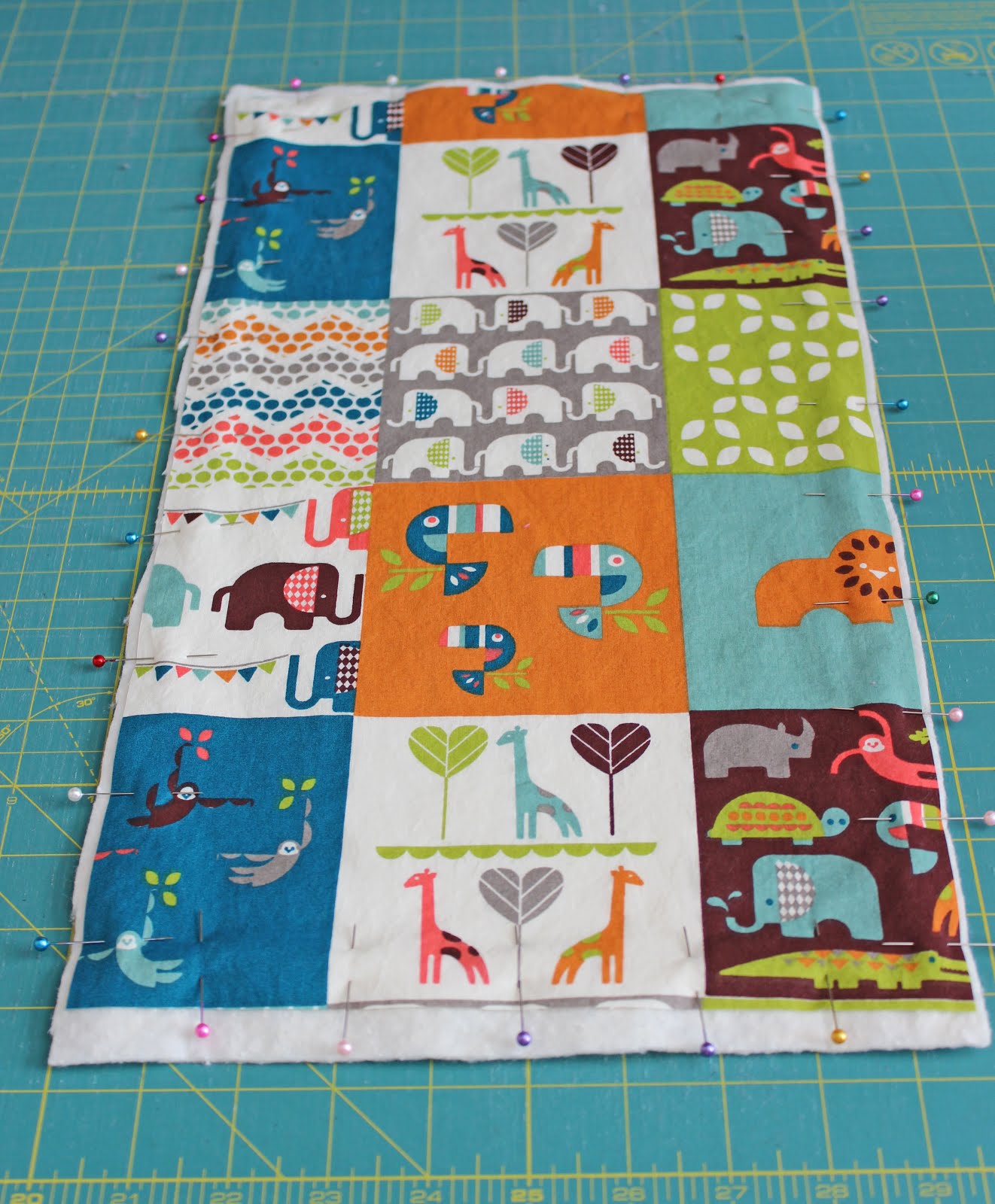 The Bailey Girls Minky Burp Cloth Tutorial