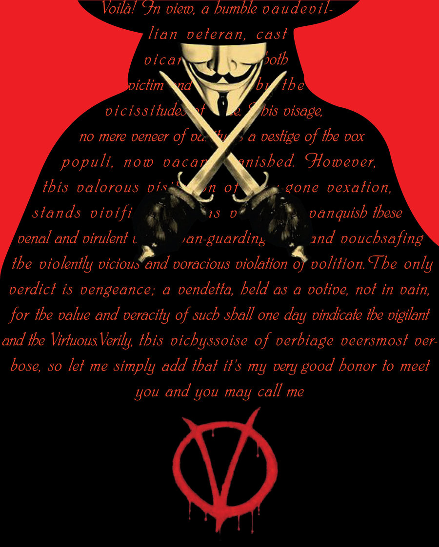 V for vendetta essay help