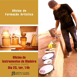 Oficina de Instrumentos de Madeira com Aécio Ramos (Crato-CE)