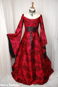 Wedding Dress: Black and Red Wedding Dresses Design