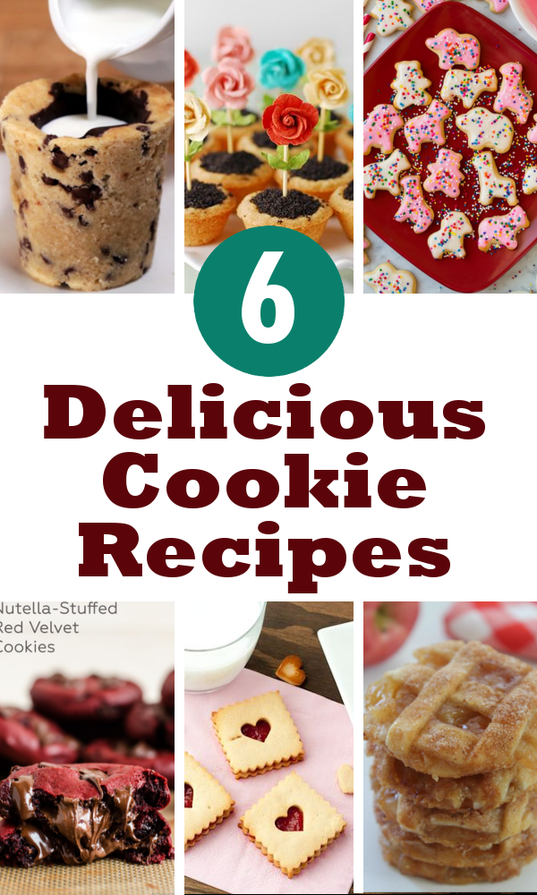 6 Delicious Cookie Recipes DIY Home Sweet Home