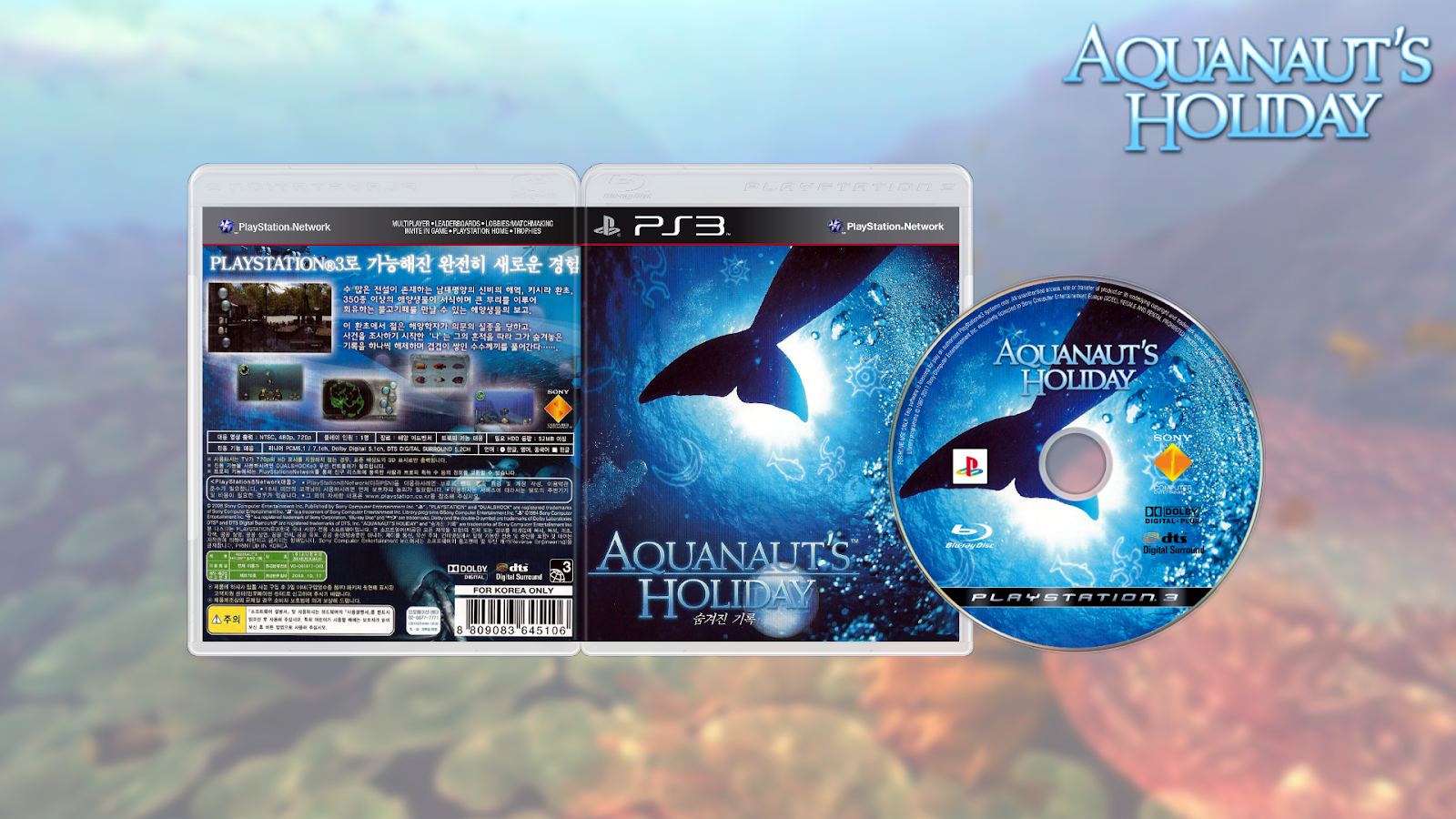 GODDY GAMES AQUANAUT´S HOLIDAY HIDDEN MEMORIES PS3 BCAS/BCJS