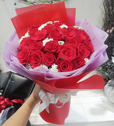 Mẫu bó hoa hồng đẹp Hoa tuoi sai gon