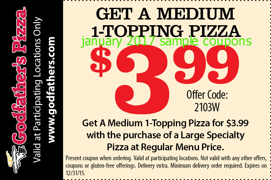 Godfathers coupon online