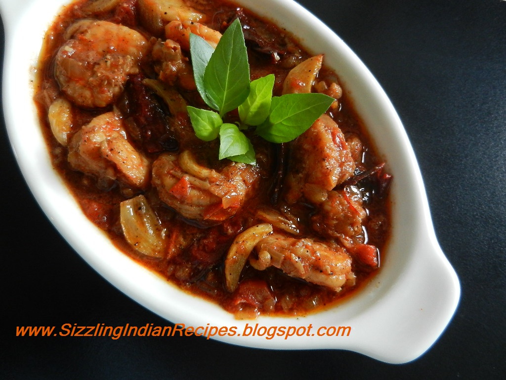 Sizzling Indian Recipes..... Spicy shrimp curry with Sichuan peppers