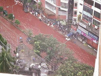 Image result for (Photos)Streets overflow with blood in Bangladesh following Eid sacrifices