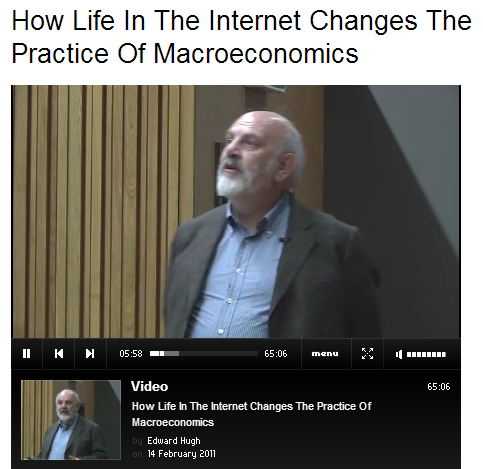 My LSE Lecture (2011)