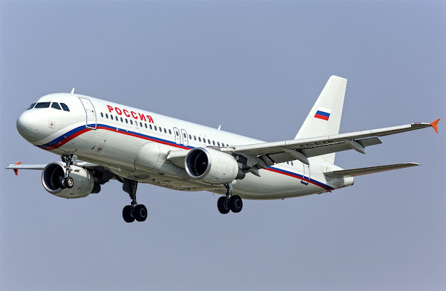 Airbus A320-200 Rossiya Airlines Approaching Landing