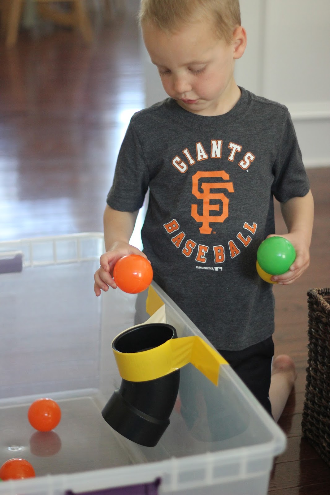 Toddler Approved! PVC Pipe Ball Drop for Kids