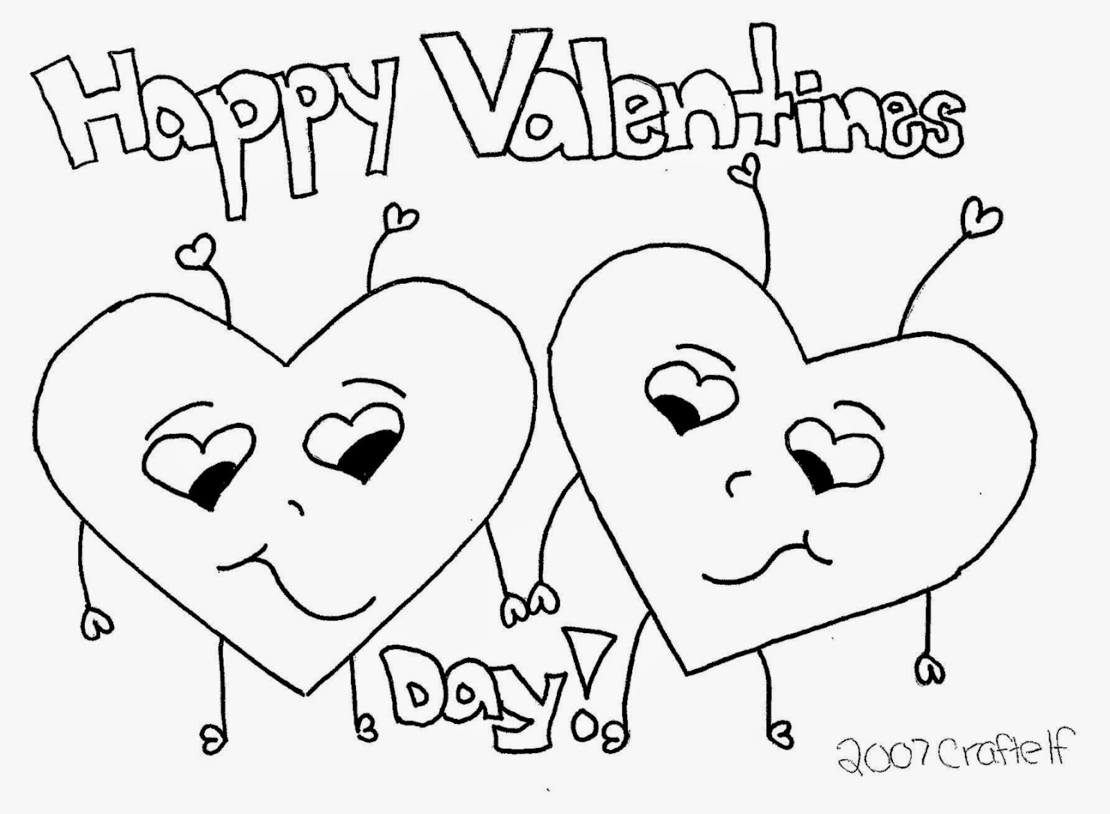 Valentines Coloring Pictures | Free Coloring Pictures