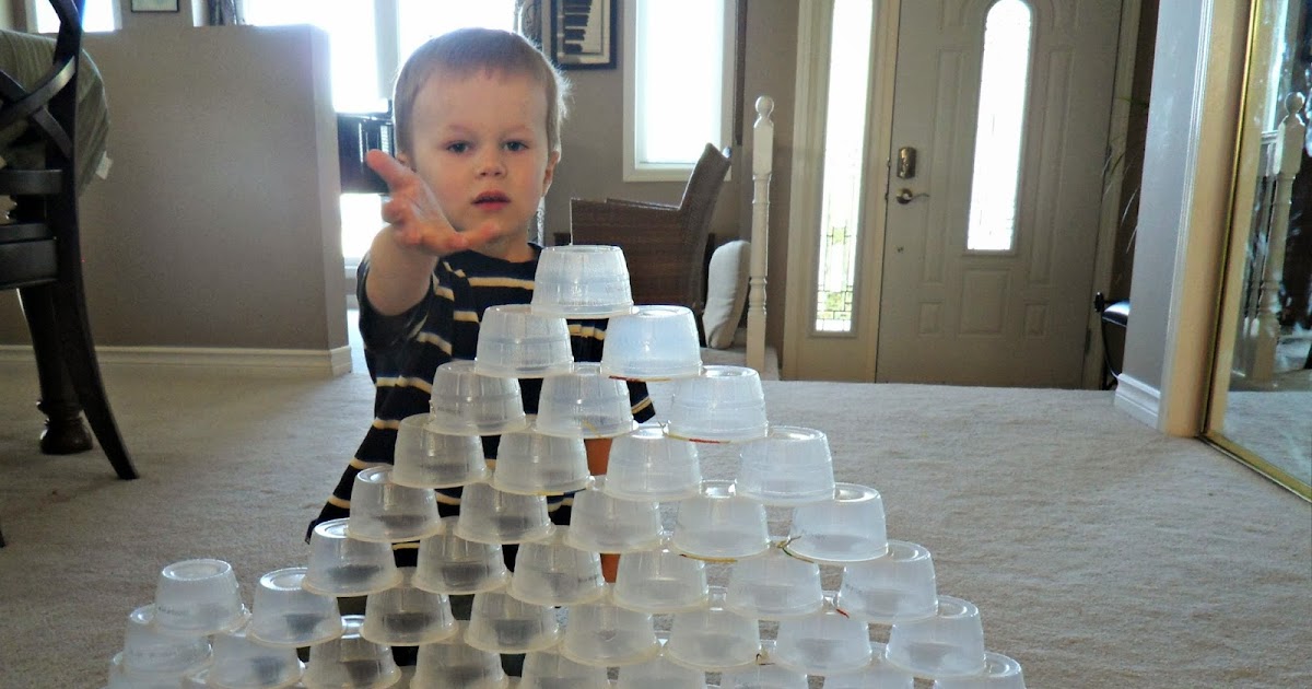 Building With Plastic Cups | And Next Comes L - Hyperlexia Resources
