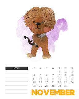 Calendario de Star Wars 2018 para Imprimir Gratis. Calendario de Star Wars 2018 para Imprimir Gratis.