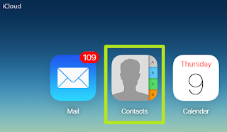 Click the Contacts Icon.