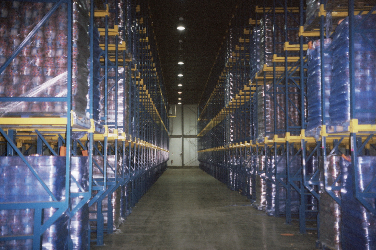 Hawk Distribution Services Freezer Warehouse Storage in refrigerated