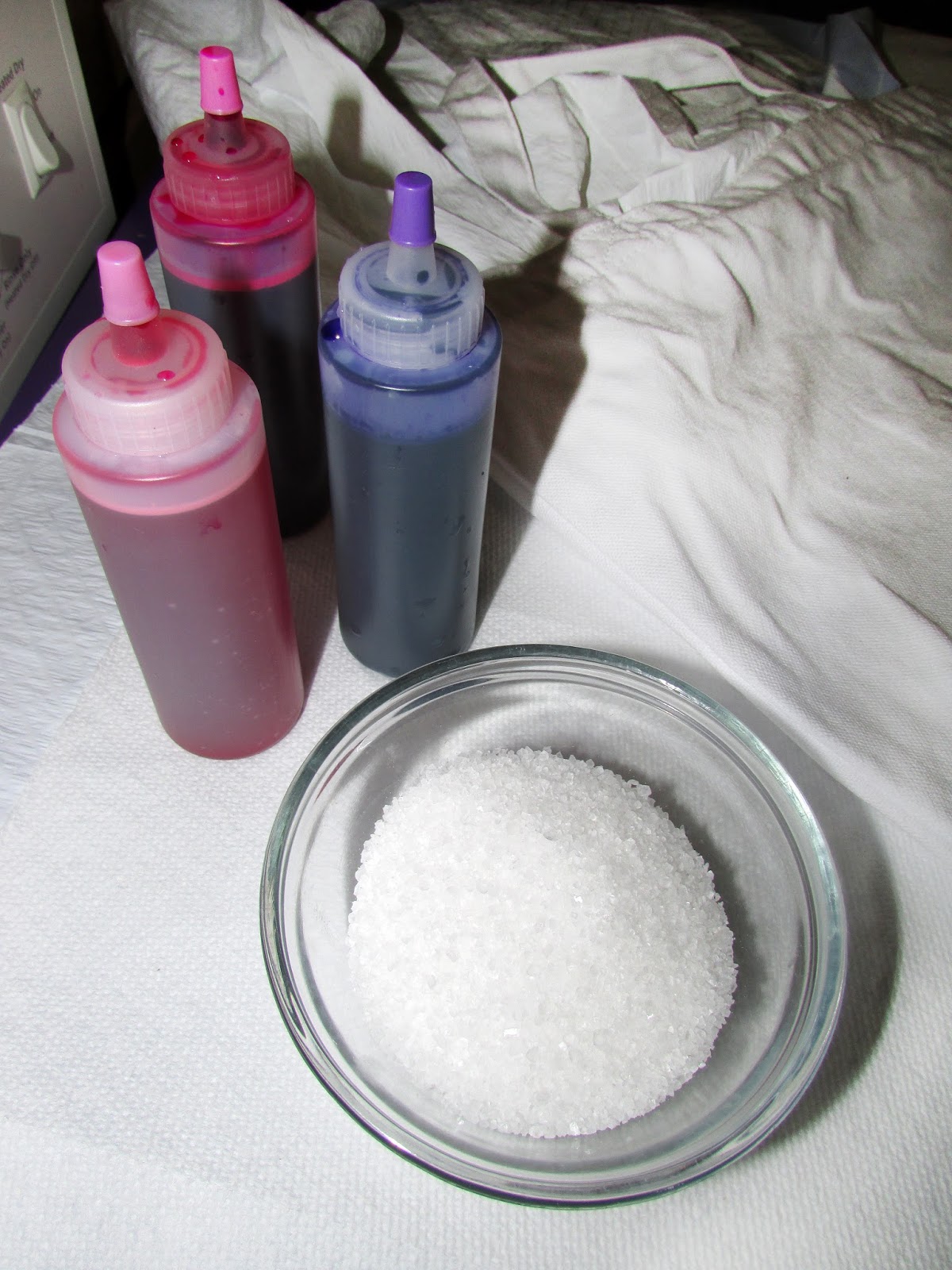 For the Love of Food DIY Salt Resist Tie Dye Crafts