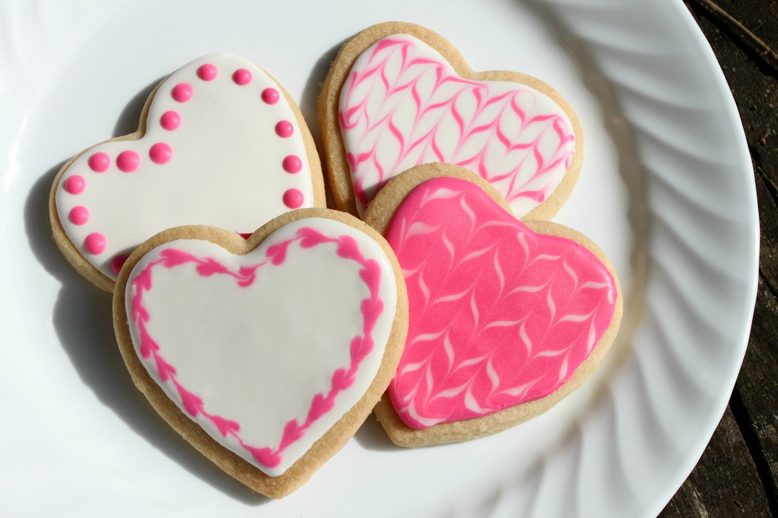 My View From The Avenue Marbled Royal Icing Cookies