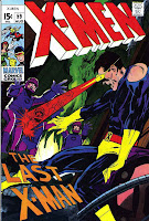 X-men v1 #59 marvel comic book cover art by Neal Adams