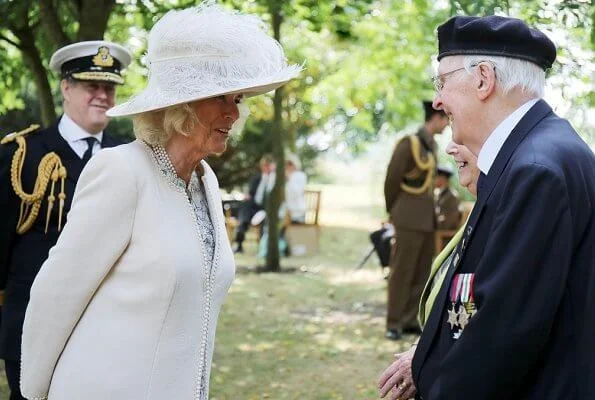 The Prince of Wales and The Duchess of Cornwall attended a national service of remembrance at the National Memorial Arboretum