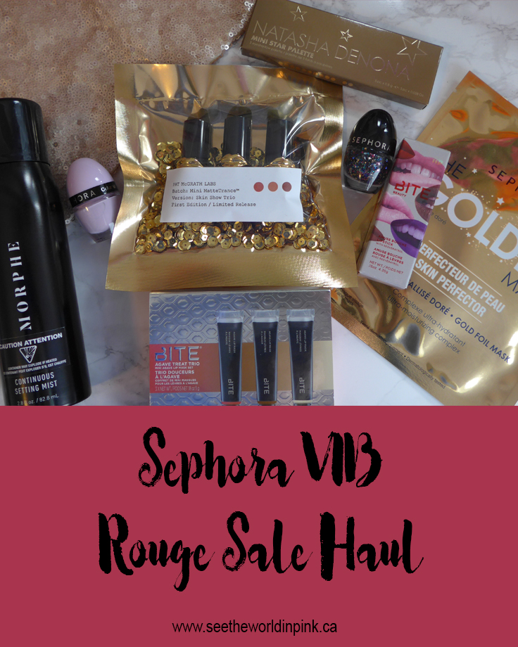 Sephora VIB Rouge Sale Haul - Holiday Goodies and New Products! 