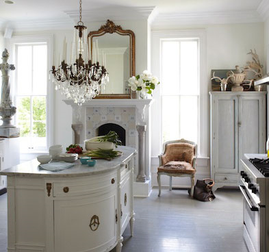 Romantic farmhouse style interior design by Annie Brahler Smith - found on Hello Lovely Studio