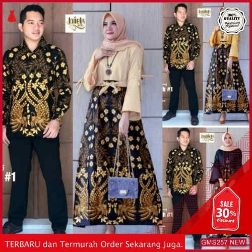 GMS257 PSRKL257C74 Couple Gamis Lonceng Cendrawasih Modern Dropship SK0003500120