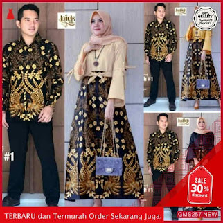 GMS257 PSRKL257C74 Couple Gamis Lonceng Cendrawasih Modern Dropship SK0003500120