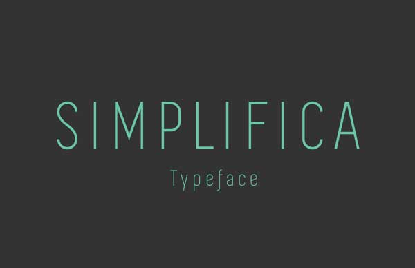 Simplifier Free Font