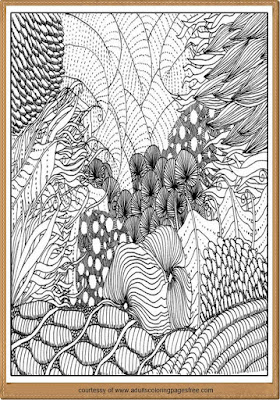 printable landscape coloring pages for adults