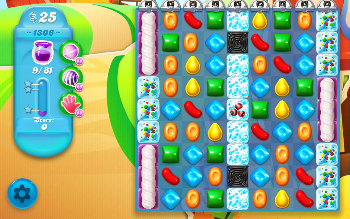 Candy Crush Soda Saga level 1306 Candy Crush Soda Saga level 1306