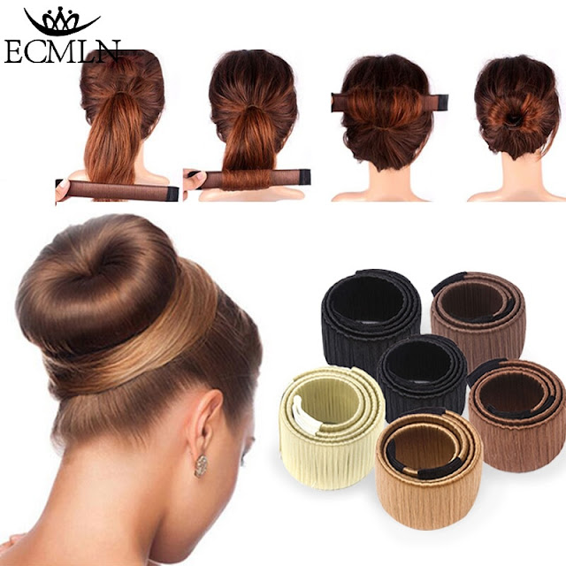 Best Hair Accessories Synthetic Wig Donuts Bud Head Band Ball French ...