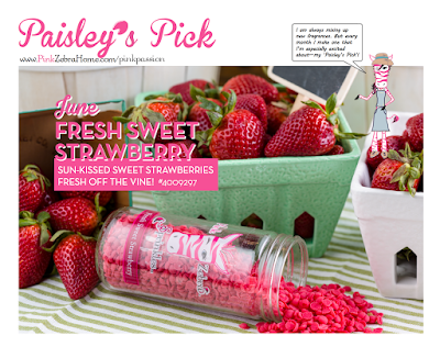 Pink Zebra Fresh Sweet Strawberry Sprinkles