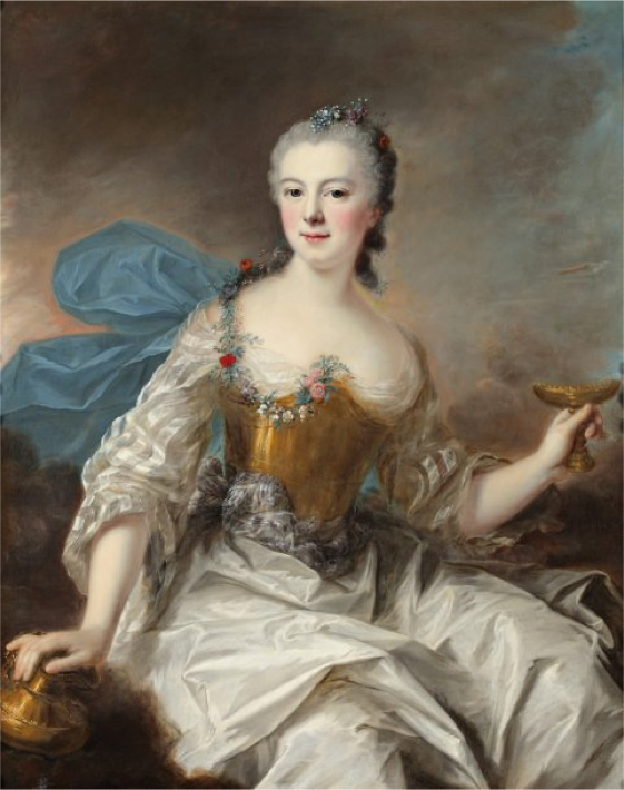 Portrait de Femme en Hébée, Marianne Loir Portrait de Femme en Hébée, Marianne Loir