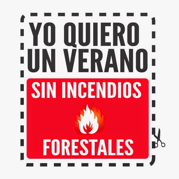 No a los incendios forestales.
