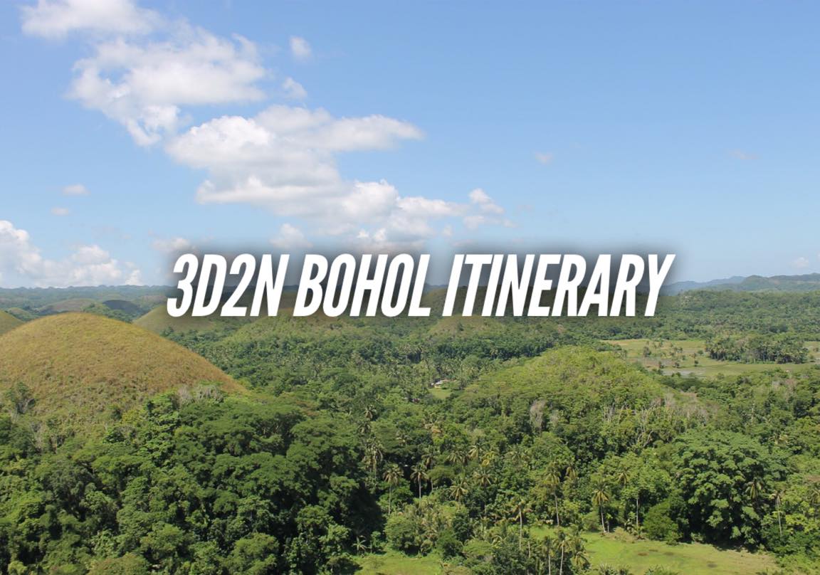 SAMPLE BOHOL ITINERARIES for 3, 4, 5, 6 Days Tour or More for 2023