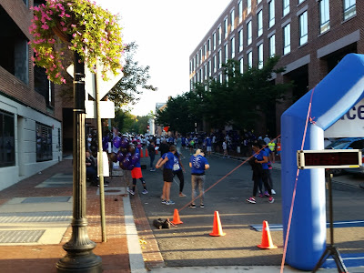 The finish area of the 2017 Race to Beat Cancer 5K