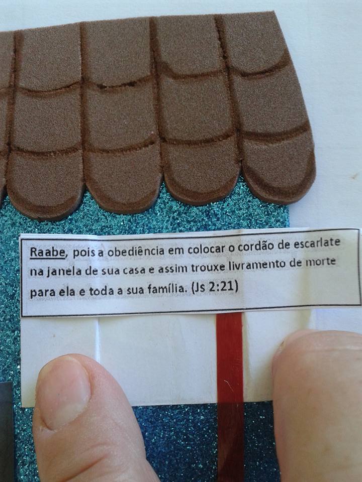 Cristo é a rosa mais bela MODELO DE LEMBRANCINHAS PARA 2ª AULA O FIO DE ESCARLATE