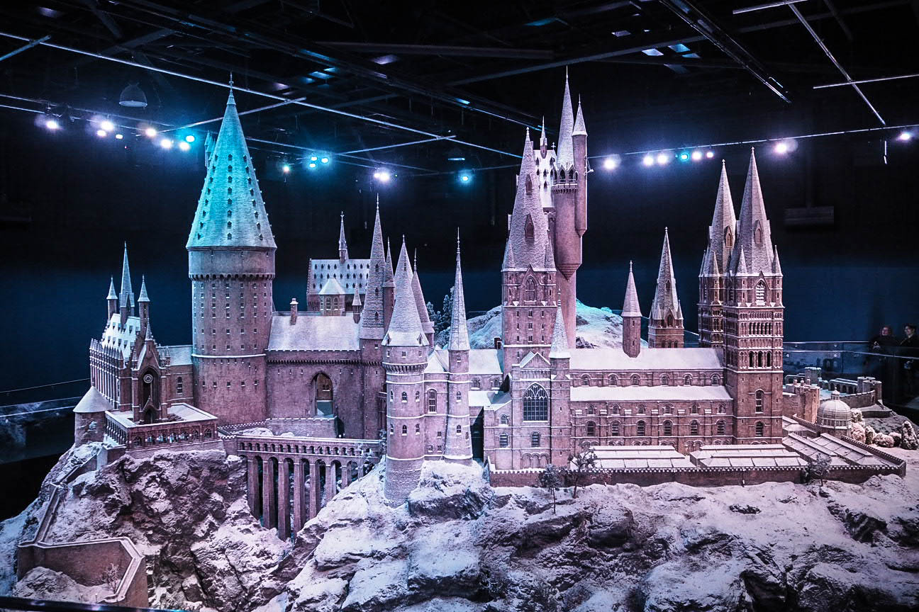 Hogwarts in the Snow at Warner Brothers Studio Tour, London